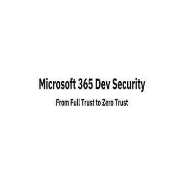 Microsoft 365 De Security pdf