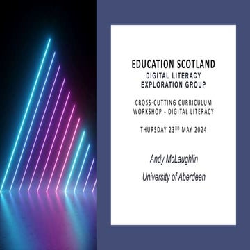 What is Digital Literacy? A guest blog from Andy McLaughlin, University of Ab...