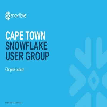 202406 - Cape Town Snowflake User Group - LLM & RAG.pdf