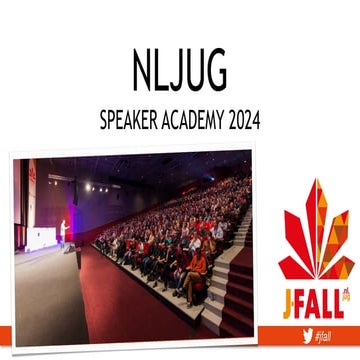 NLJUG speaker academy 2024 - session 1, June 2024