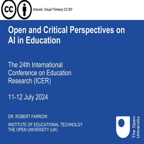 Open and Critical Perspectives on AI in Education