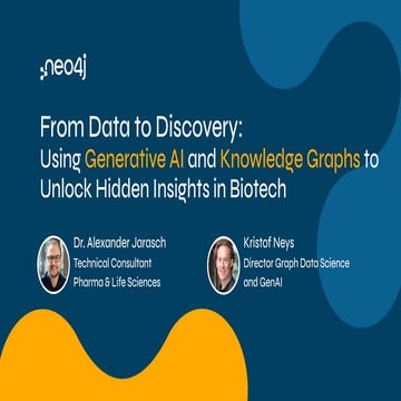 Neo4j Public Graph Slides - BioTech X Basel 2024