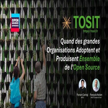 TOSIT.fr grandes organisations & open source (@OSXP_Paris 2024)