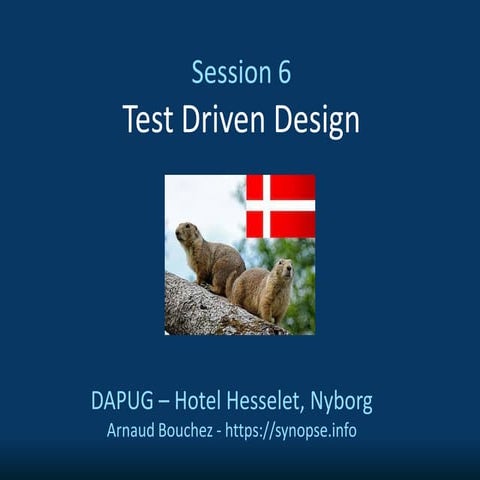 2024 DAPUG Conference Arnaud Bouchez  Test Driven Design