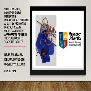 Something old, something new; mitigating inappropriate student AI-use, by pro...