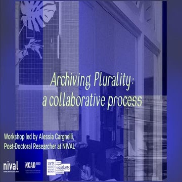 Collaboration as a methodology for change. A workshop on participatory-led re...