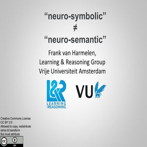 Neuro-symbolic is not enough, we need neuro-*semantic*