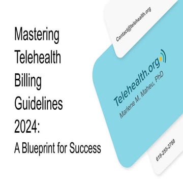2024 March 11, Telehealth Billing- Current Telehealth CPT Codes & Telehealth ...