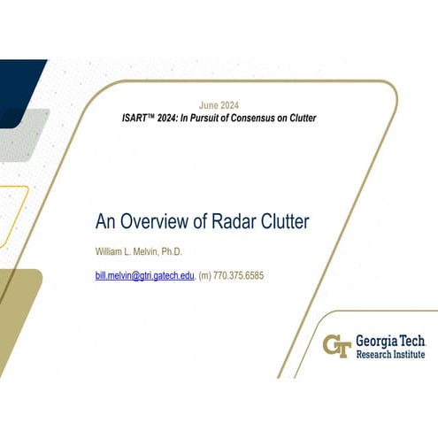 2024_Melvin_Overview of Radar Clutter.pdf