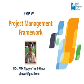 Project Management Framework for PMP Cert