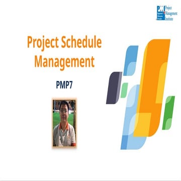 Project Schedule Management for PMP Cert