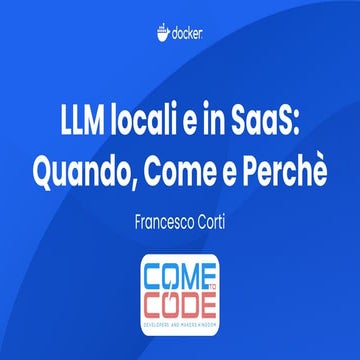 LLM locali e in SaaS: quando, come e perchè