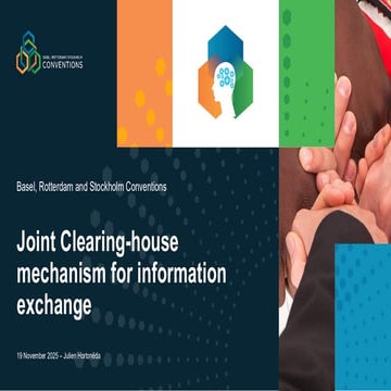 Joint Clearing-House Mechanism for Information Exchange​