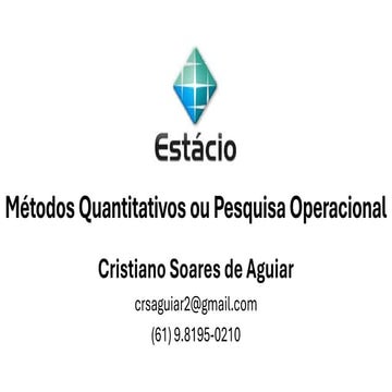 2025.1 Estacio - Metodos Quantitativos - Parte 01 - PL.pdf
