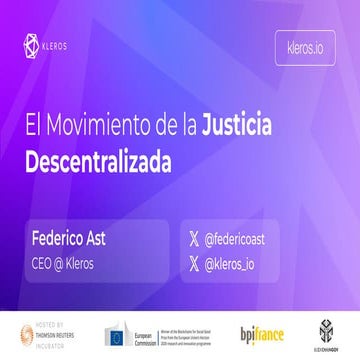El Movimiento de la Justicia Descentralizada: Inteligencia Artificial, Blockc...