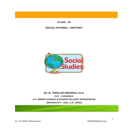 2025 - IX - Chapter 1 History.pdf THE FRENCH REVOLUTION