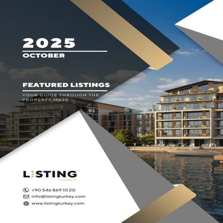 Listing Turkey - October 2025 Featured Apartments