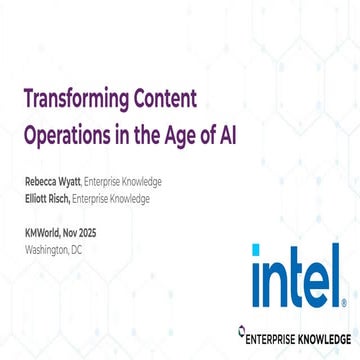 Transforming Content Operations in the Age of AI