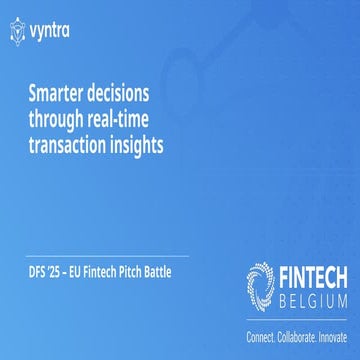 Digital Finance Summit 2025 - Vyntra by Joris Lochy