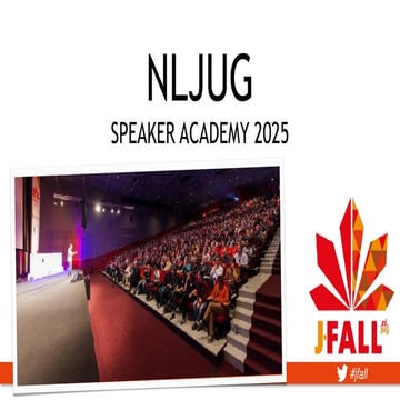 NLJUG Speaker academy 2025 - first session