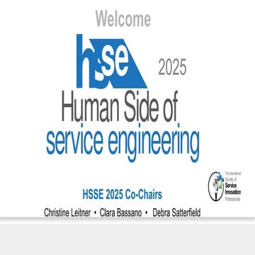 20250727 HSSE Conference - Welcome HSSE 2025_FINAL_rev1 27 July 2025.pptx