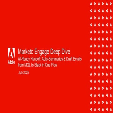 AI-Ready Handoff: Auto-Summaries & Draft Emails from MQL to Slack in One Flow