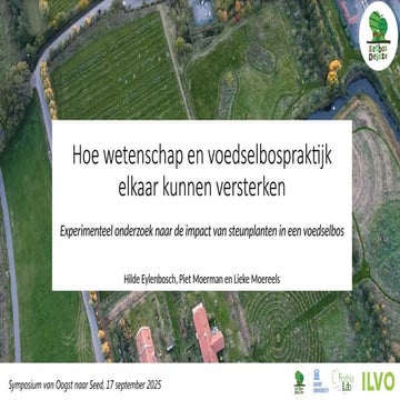 Presentatie_Symposium_Van Oogst naar Seed Voedselbos Deinze