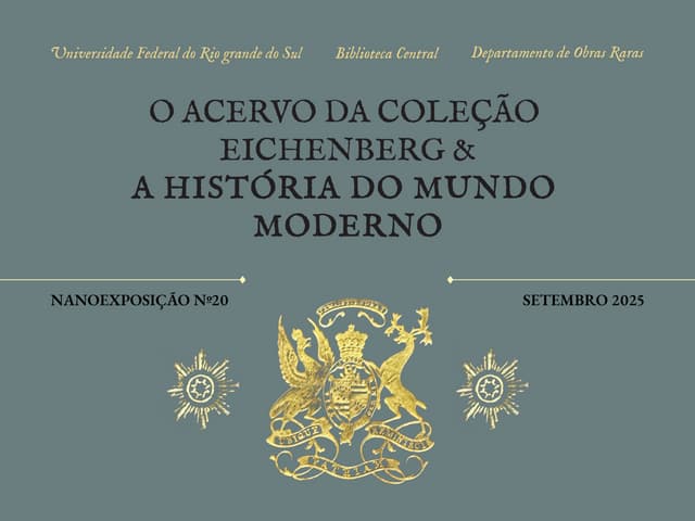 O acervo da Coleção Eichenberg & A história do mundo moderno