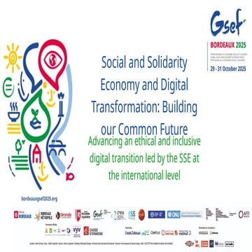 Social and Solidarity Economy and Digital Transformation: Building our ...