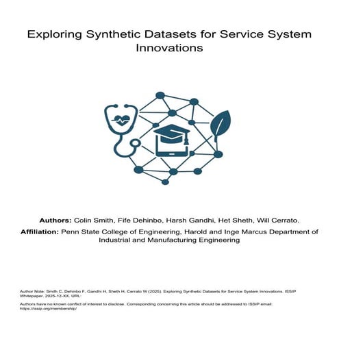 20251203 PSU 2025Fall ISSIP_AICollab - Exploring Synthetic_Data - Whitepaper Draft.pdf