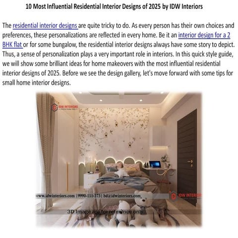 10 Most Influential Residential Interior Designs of 2025 by IDW ...