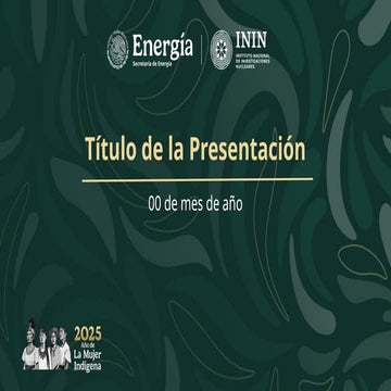Formato unificado para presentaciones del ININ | PPTX