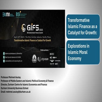 2025 GIFS - Mehmet Asutay BSI - Materi Transformasi Islamic Finance