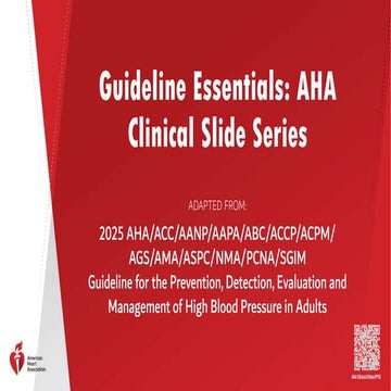 2025 High Blood Pressure Guideline Slide Set.pptx