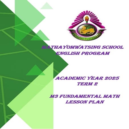 Mathematics 8 Lesson Plan Quarter 1 week 2 | DOCX