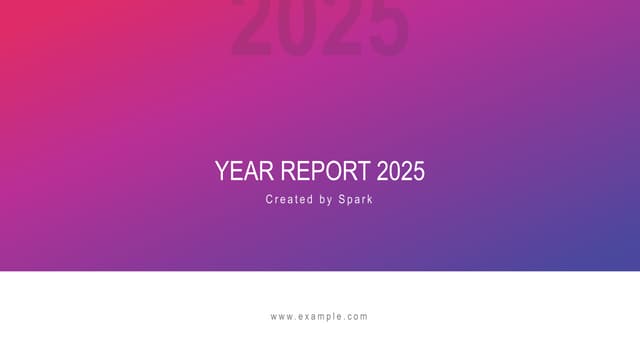 2025 Year Report Presentation Template.pptx