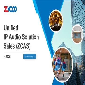 2025 ZYCOO Certificated IP Audio Solution Engineer Training.pptx