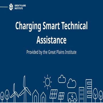 Charging Smart Technical Assistance Program for Equitable EV Readiness ...