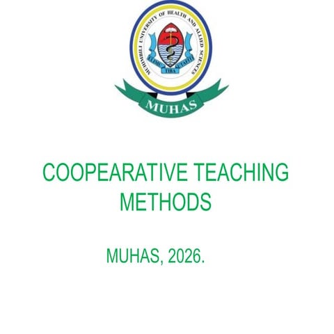 Effective Cooperative Teaching Methods for Collaborative Learning in ...