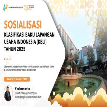 KLASIFIKASI BAKU LAPANGAN USAHA INDONESIA Rilis KBLI 2025 .pdf