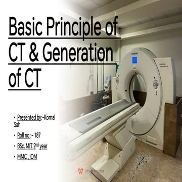 CT image acquisition | PPTX