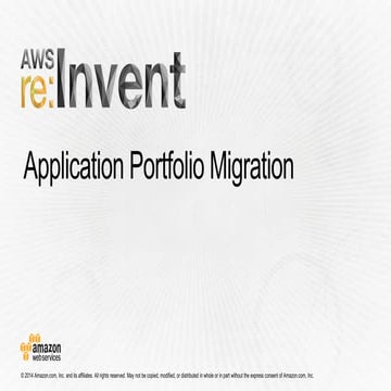 Application Portfolio Migration v1