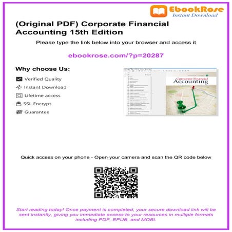 Comprehensive Guide to Corporate Financial Accounting Principles and ...