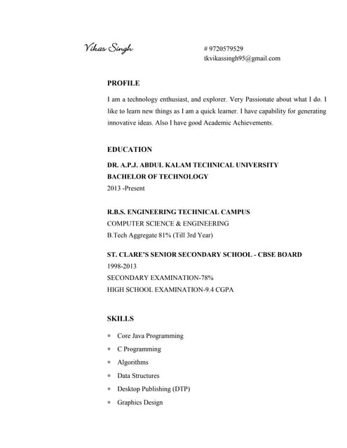 MISBAHUDDIN ANSARI CV 2016 | PDF