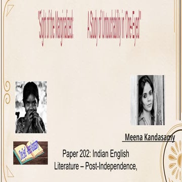 202 __Sight of the Marginalized_ A Study of Untouchability in One-Eyed_.pptx