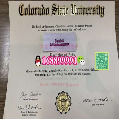 Colorado State University degree offer diploma Transcript | PDF