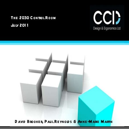 Future cities and the control room of 2030 