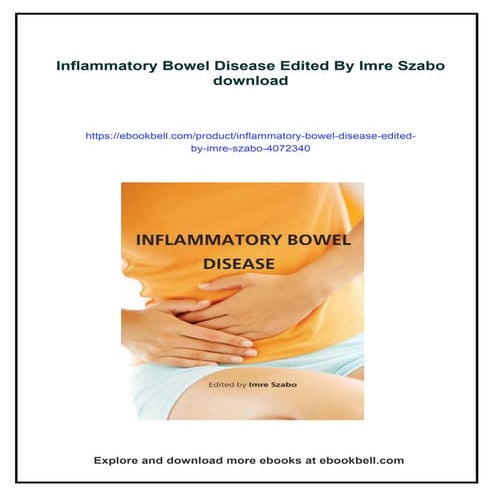 Inflammatory Bowel Disease Edited By Imre Szabo