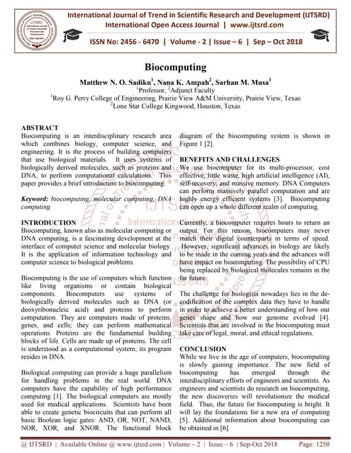 Biocomputing