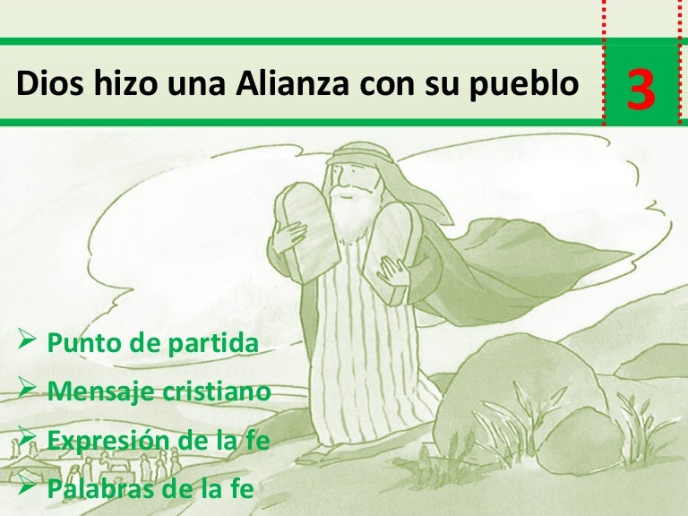 Dios hizo una alianza con su pueblo